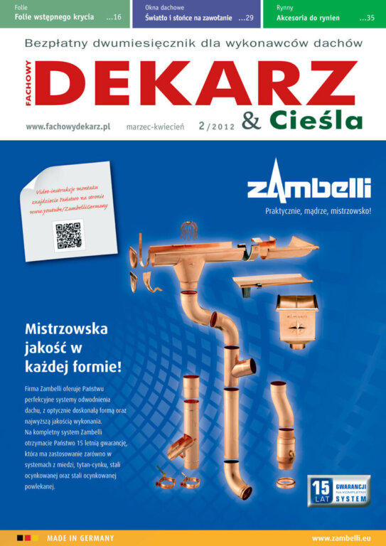 Fachowy Dekarz & Cieśla 2-2012 okładka