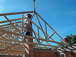 Wiązary kratowe - konstrukcja dachu