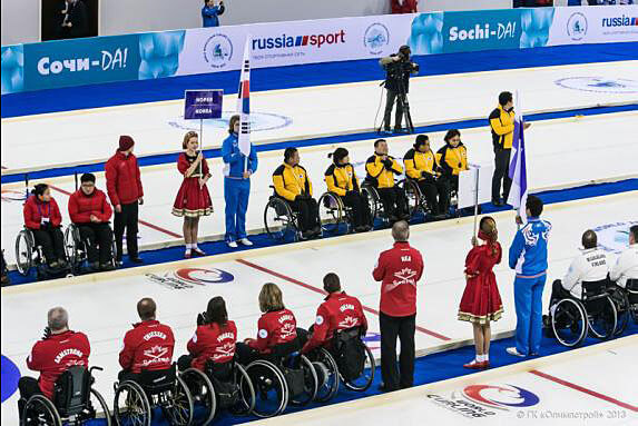 Budowa obiektu sportowego w Soczi - Ice Cube Curling Center. Fot.: SC Olympstroy,