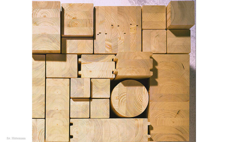 Typowe pakiety belek z drewna klejonego