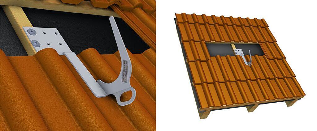 Fot. 2. Lux Top® SDH-Z II stosowany na dachach pochyłych i stromych pokrytych dachówką ceramiczną.