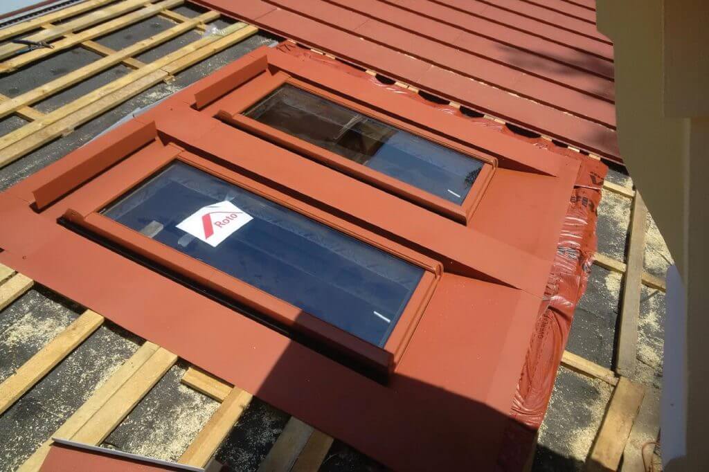 Obniżony montaż okna dachowego