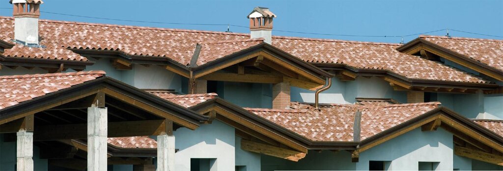 Dachówka firmy Tognana, Tuscany, kolor Medieval.