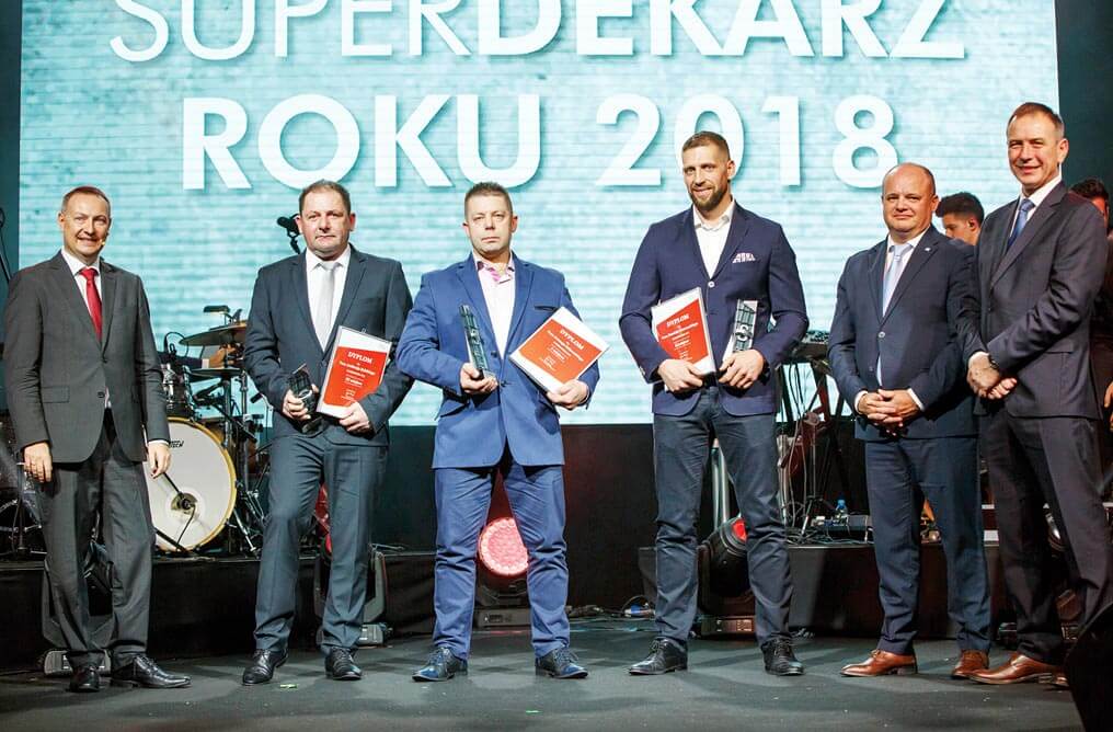 Od lewej: Grzegorz Barycki, Andrzej Bylski, Jerzy Orłowski, Daniel Czarnecki oraz Andrzj Dadas