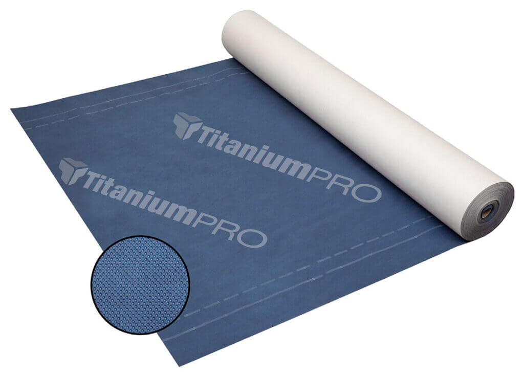Membrana dachowa 215 Premium TitaniumPRO – profesjonalne zabezpieczenie materiałów termoizolacji przed wnikaniem wilgoci.