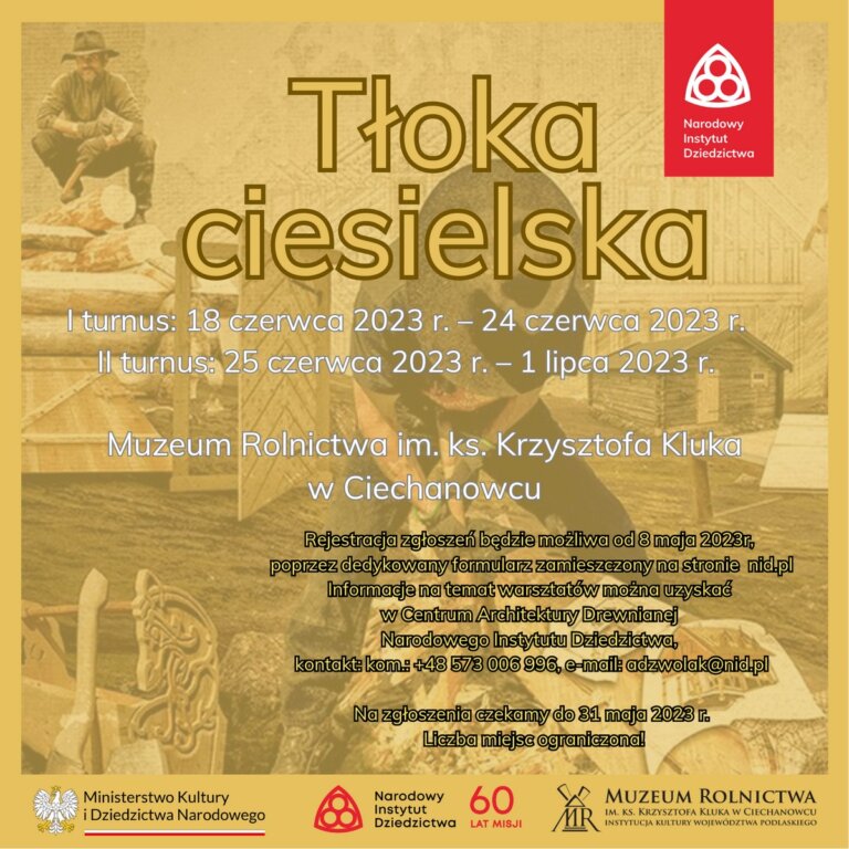 plakat Tłoka Ciesielska 2023