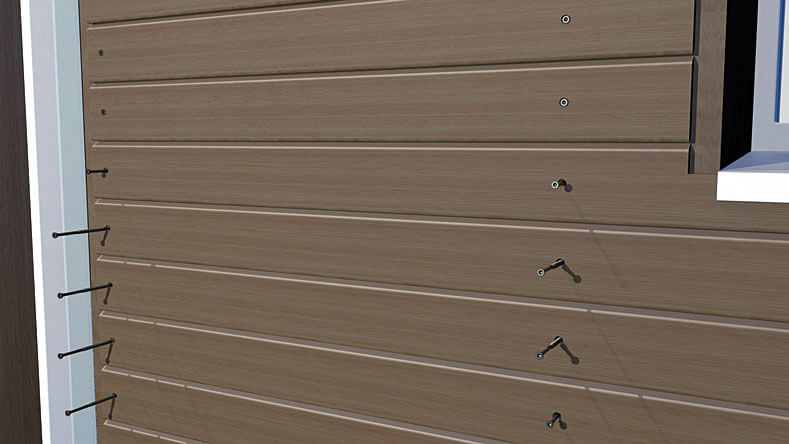 Wkręty Hapatec marki EUROTEC do mocowania paneli z twardego drewna
