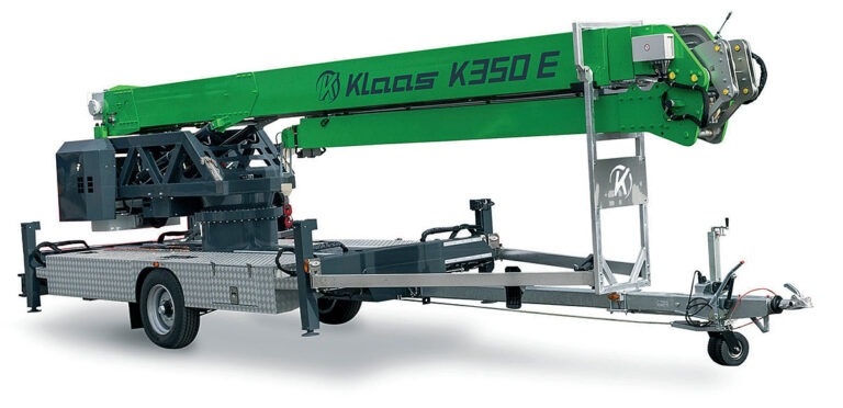 Nowy żuraw elektryczny Klaas K350 E, czyli opcja na cichą pracę